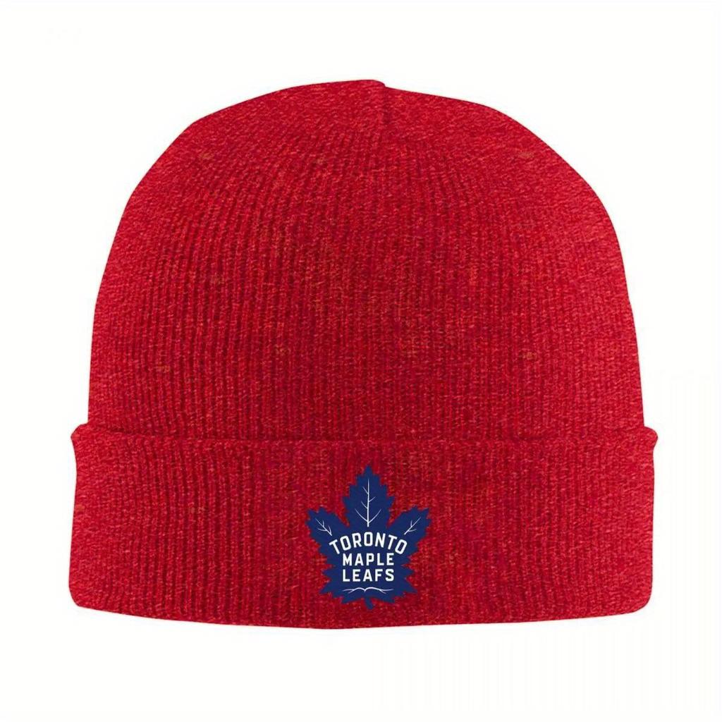 Icona-Foglie d'Acero-Toronto-merch Cappello Caldo a Maglia Hip Hop Berretto Autunno Inverno Cappellini da Esterno per Uomini Donne Adulti