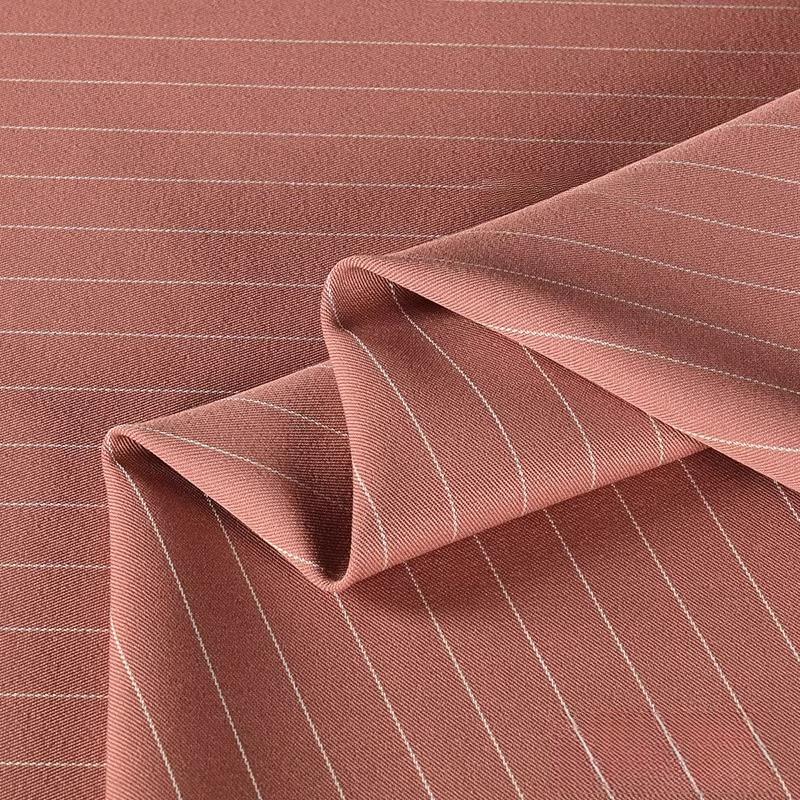100/300/500cm Vertical Stripe Fabric Wrinkle Resistant Drapable Professional Suits Pant Dresses Office Apparel Textile Fabric