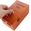 Desk Decoration Electronic Useless Box Leave Me Alone Wooden Useless Box  Adults and Children