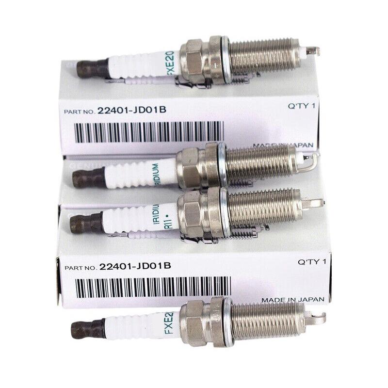 4pcs 22401-JA01B DILKAR6A-11 Iridium Spark Plug For Nissan X-Trail Sentra Rogue Altima Teana Sentra 2.5 22401JA01B DILKAR6A11