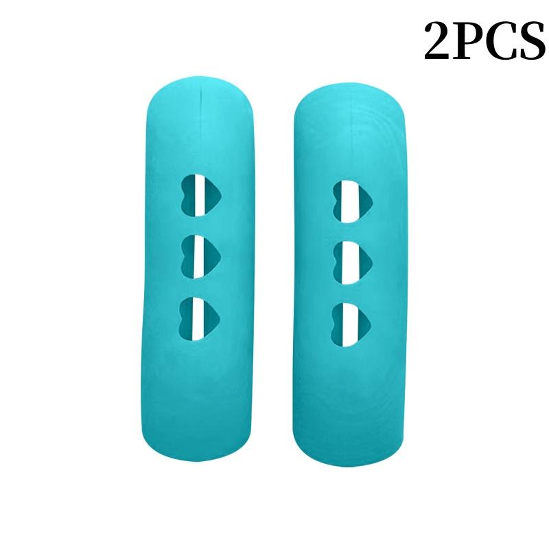 

2/4 шт. силиконовые чехлы для ручек кастрюль, теплоизоляционные чехлы, зажимы для ушей кастрюль, нескользящие держатели для ручек кастрюль для пароварки, кухонные принадлежности