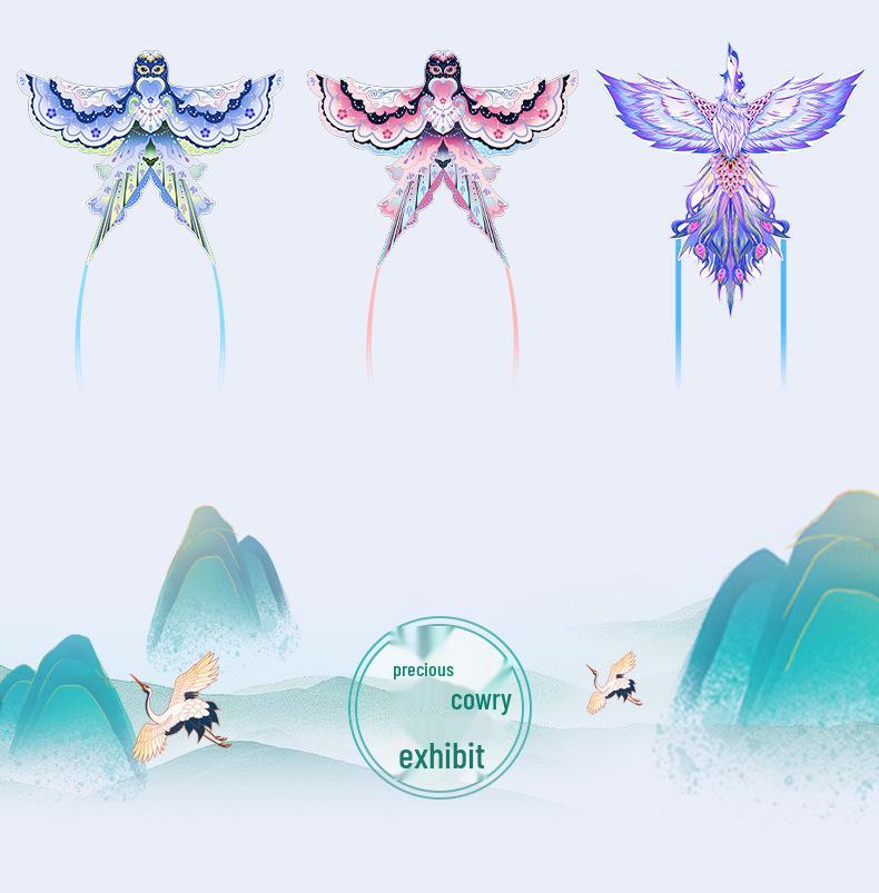 2026 Small Sand Swallow Bamboo Kite with Fishing Rod - Dance Costume Decoration Props for Kids