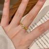 Vintage Starry Asteroid Pigeon Egg Ring for Women – Fashionable and Versatile Index Finger Band