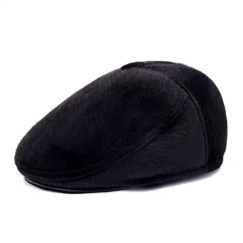 Mink Fur Hat for Men: Stylish & Warm Autumn/Winter Cap for All Ages