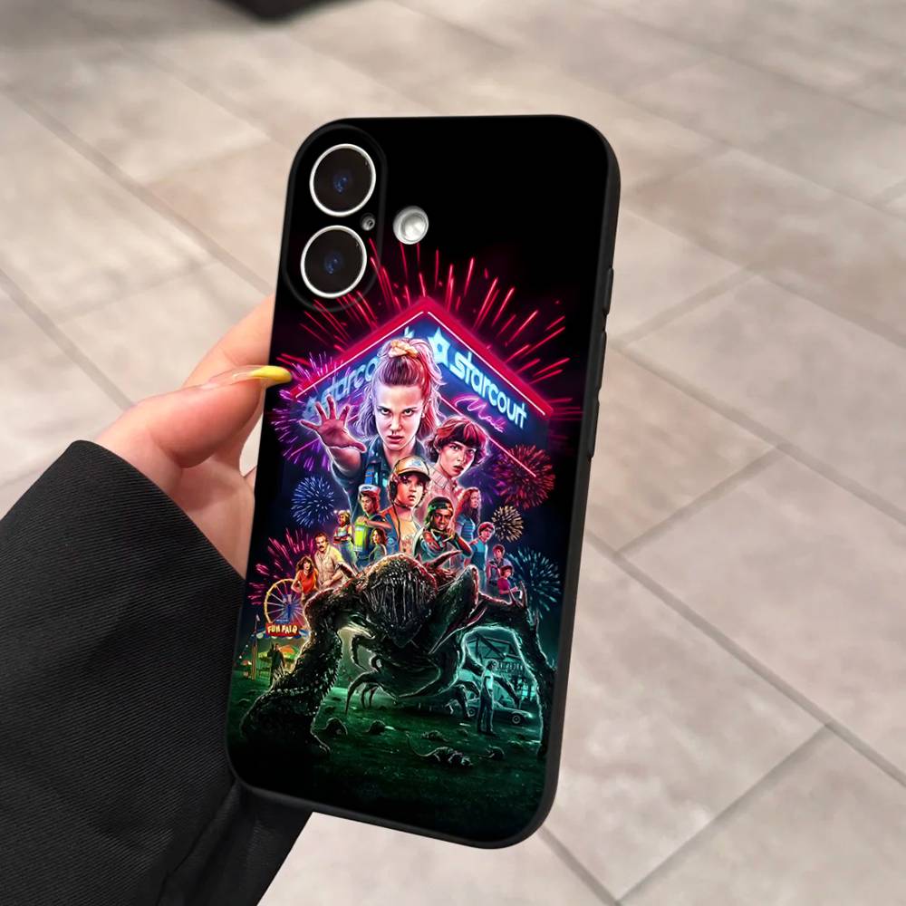 Hot S-Stranger T-Things Phone Case For IPhone 14 Plus 13 Mini 11 16 15 17 Pro Max Protection Shockproof