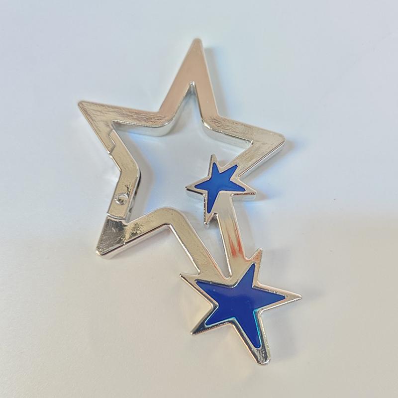 

Y2K Star Geometric Essential Icon Carabiner Keychain Car Key Ring Backpack Decor