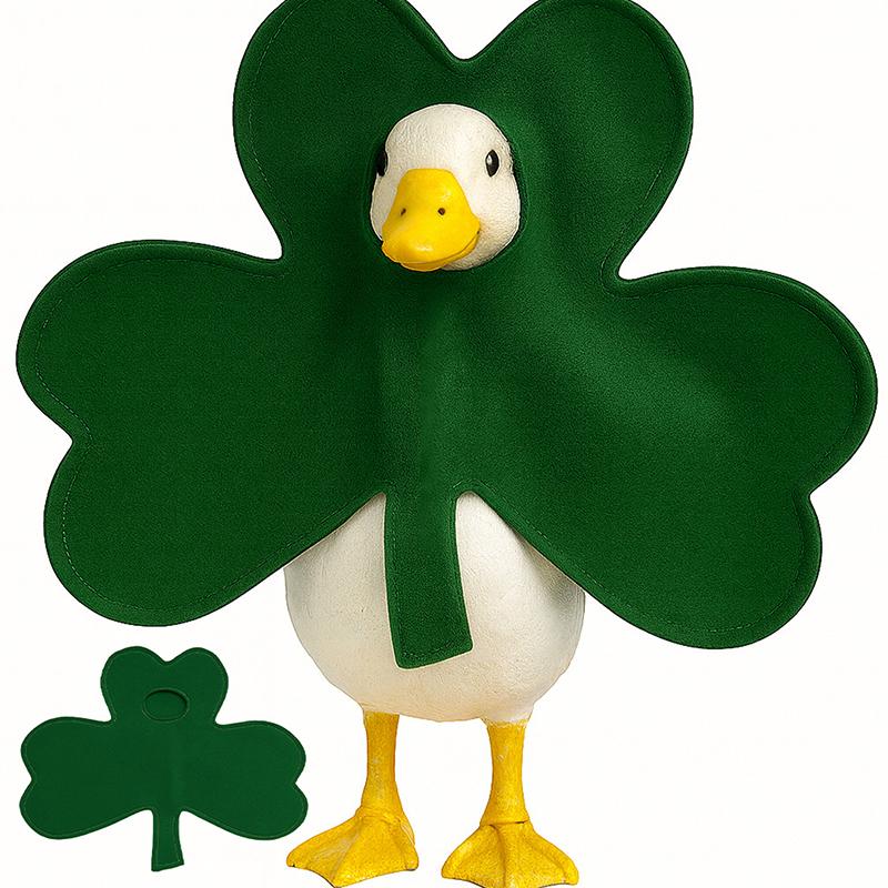 

Porch Goose Outfits Seasonal Holiday – Valentine, St. Patrick, Easter, Independence Day, Christmas, Goose Costumes Dress Up зелений
