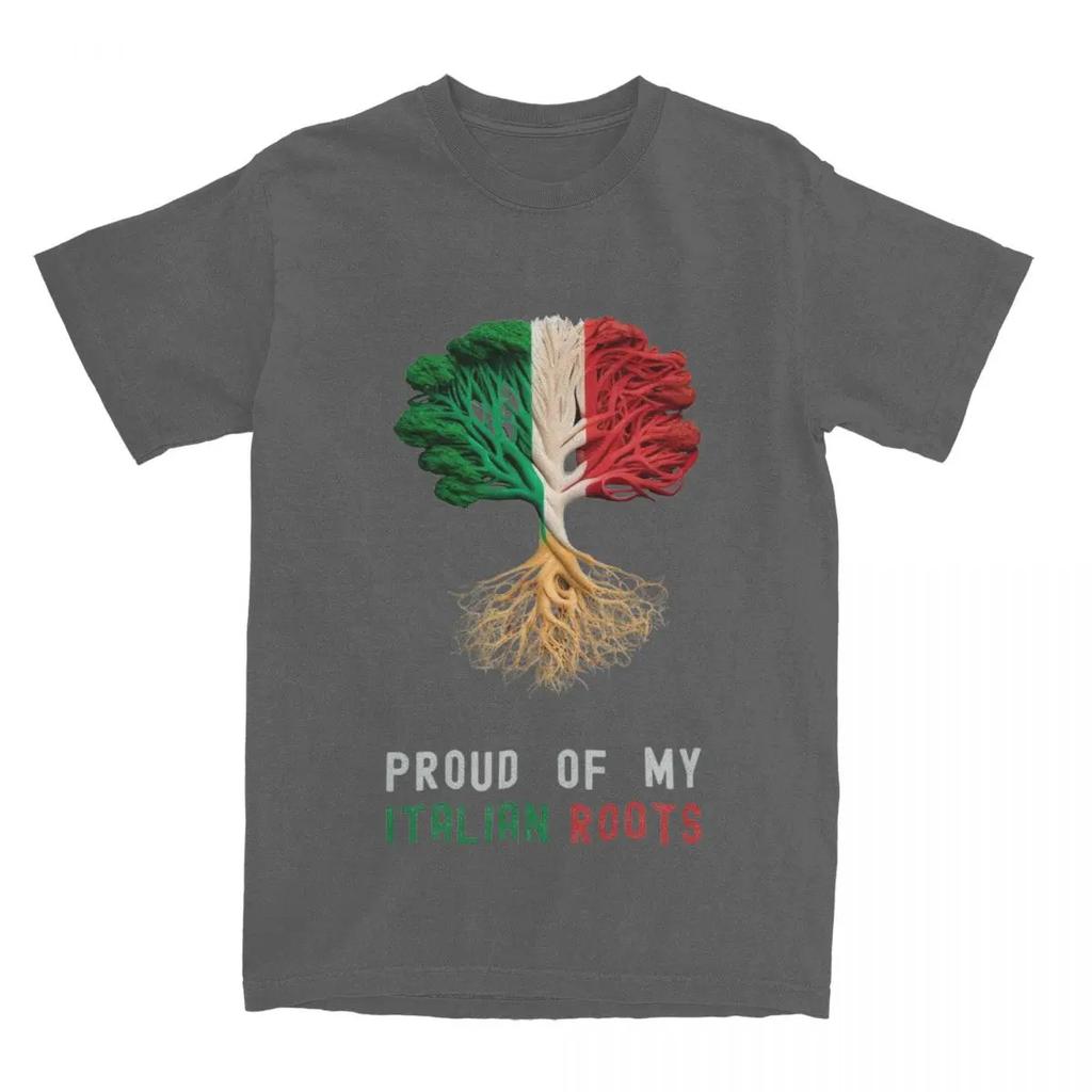 Männer Frauen Stolz auf meine italienischen Wurzeln Shirt Merch Italien Flagge Reines T-Shirt Kleidung Mode T-Shirts Erwachsene
