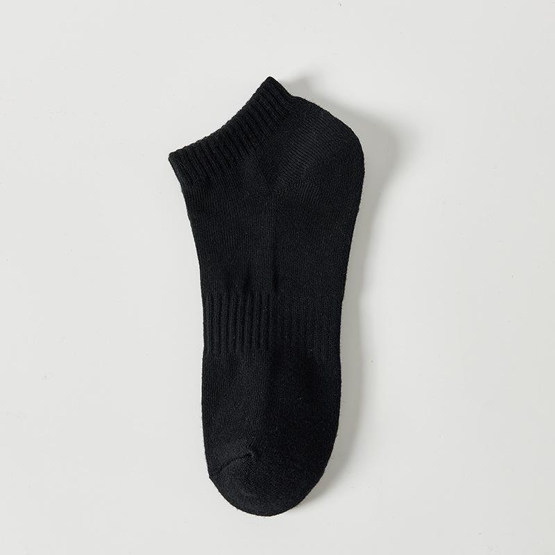 Neue Herren-Baumwoll-Kniestrümpfe Schwarz Weiß Absorption Damen Anti-Geruch Atmungsaktiv Damen Lange Sportsocken 4 Längenoptionen