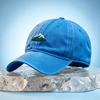 Snowy Mountain Range Washed Baseball Cap Unisex Dad Hat Outdoor Casual Wear