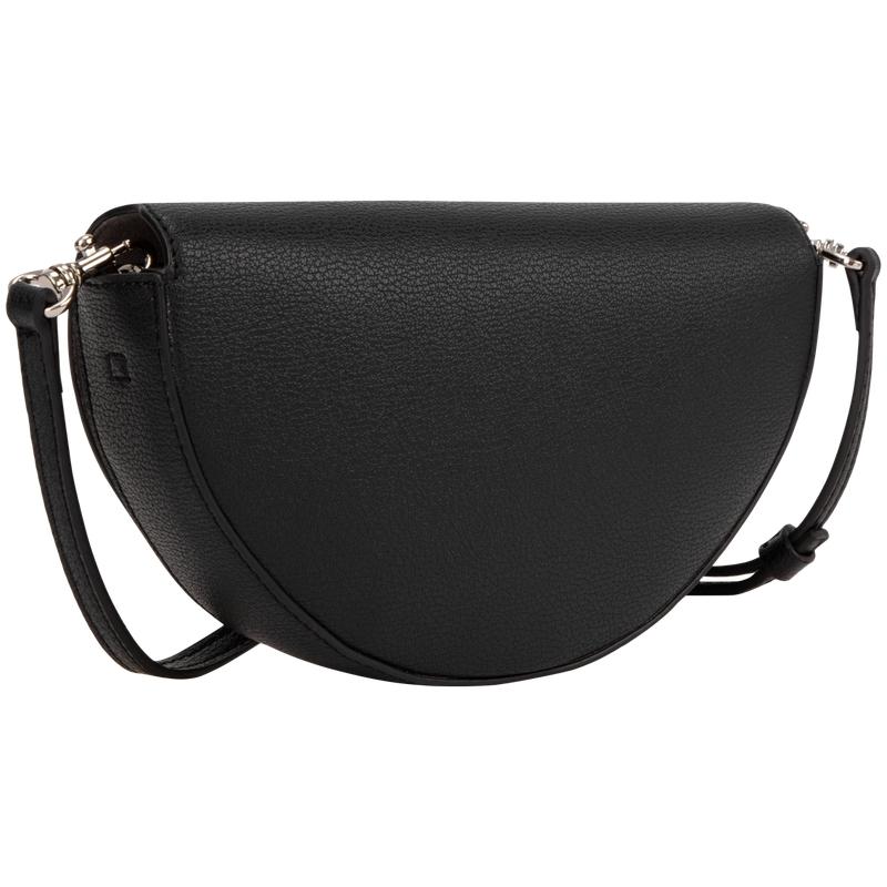 New CALVIN KLEIN Synthetic Material Saddle Bag Shoulder Bag Regular Women's Space Black DP1672-001