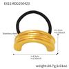 Qiong Yao Embossed Stainless Steel Elastic Hair Tie – High-Grade Textured Hair Accessory, Trendy Ornament