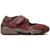 Nike Air Rift Anti Slip Wear Resistant Low Top Casual Shoes Women's Red Brown