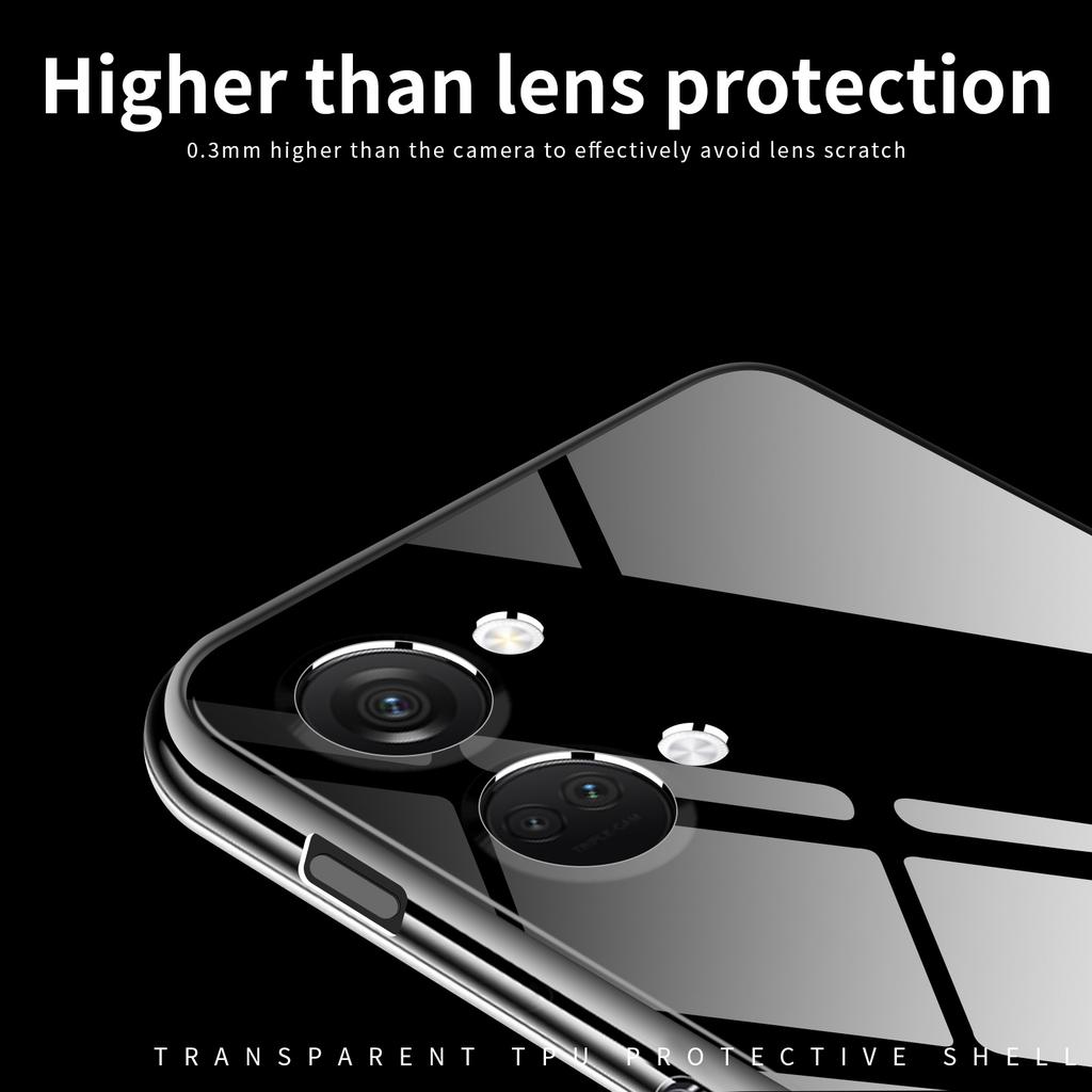 MOFI Soft TPU Phone Cover for OnePlus Nord 3 5G/Ace 2V Drop Resistant Transparent Case