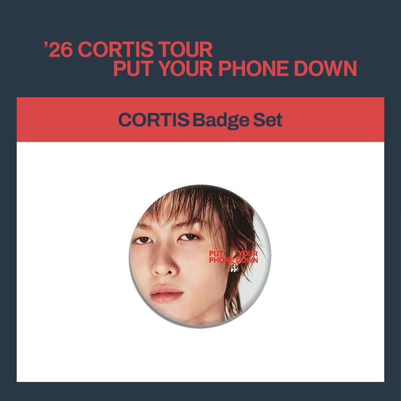 CORTIS '26 Tour Badge Sleutelhanger Spiegel & Speld