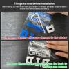 For 600 350 250 Front End Stickers Waterproof Sunprotection Reflective Motorcycle Modification Stickers Accessories
