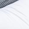 Luxury Feather Velvet High & Low Support Pillows - Neck Protection and Comfort Pair