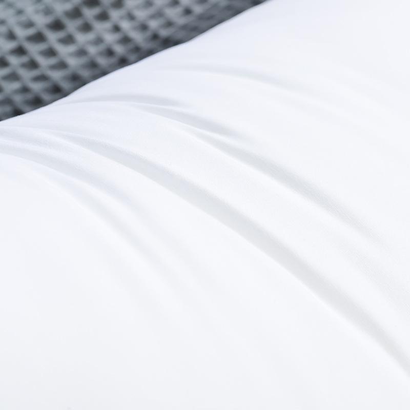 Luxury Feather Velvet High & Low Support Pillows - Neck Protection and Comfort Pair