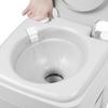 Toilette de voyage portable 20L Toilette intérieure extérieure pour camping-car, camping, randonnée, navigation de plaisance Contrôle des odeurs