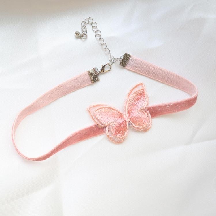 Stylish Flower Butterfly Choker Necklace Bride Wedding Party Jewelry Valentines