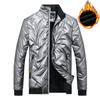 Men's Winter Casual Zipper Pocket Down Jacket Plus Down Thickened Coat Jacket Tops