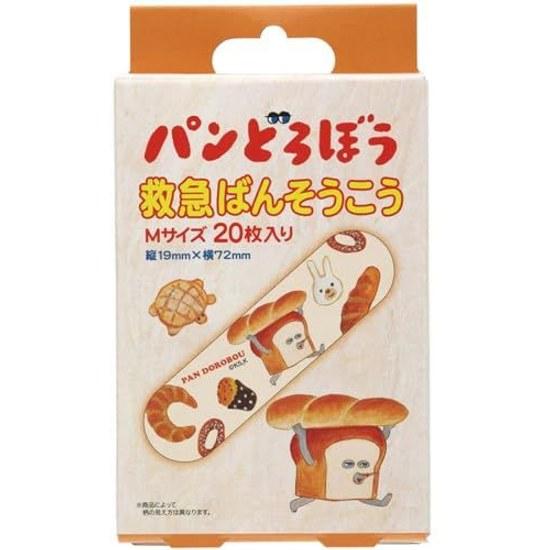 Skater First Aid Band-Aid Pan Dorobou M Size 20 Sheets Made Japan QQB1-A