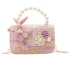 Stylish Kids Crossbody Bag With Bowknot Pearl Detail Charming Chic Design For Little Girls
