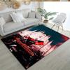 Ac Milan Customize Text Floor Rug Office Rug Perfect for Entryway Outdoor Kitchen Dining Room Anti-slip Rug Anime Office Decor