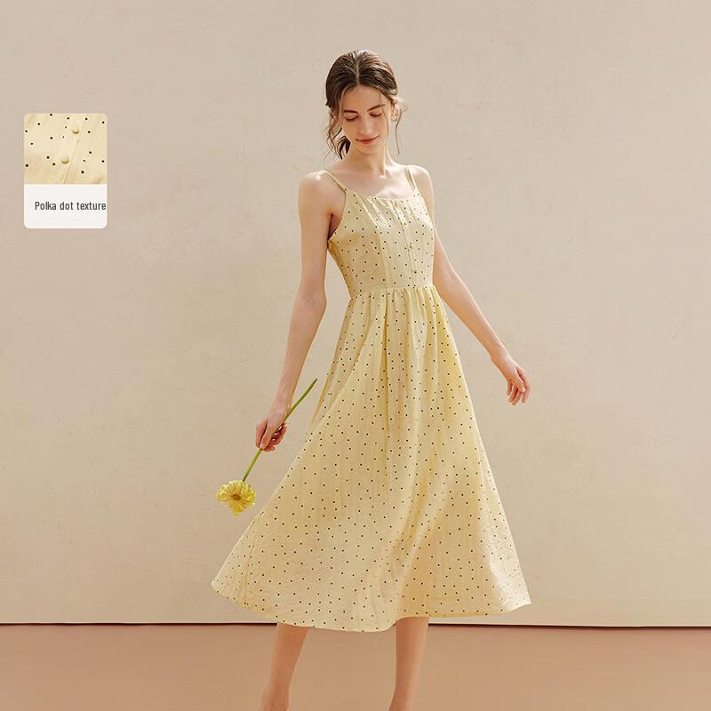 

INMAN Миди-платье А-силуэта в горошек M