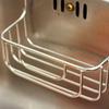 Stainless Steel Sink Organizer Heavy Duty Dish Brush Holder Drainer Rack  Countertop Storage