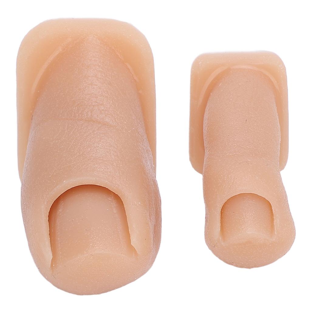 Nail Art Practice Toes Model Manicure Practice Toes Silicone Nail Painting Simulation Toes for Nail Salon Nail Art