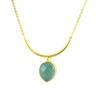 Les Trésors De Lily [P2305] - Gold-plated Artisanal Necklace 'Princesse Ottomane' Golden Green