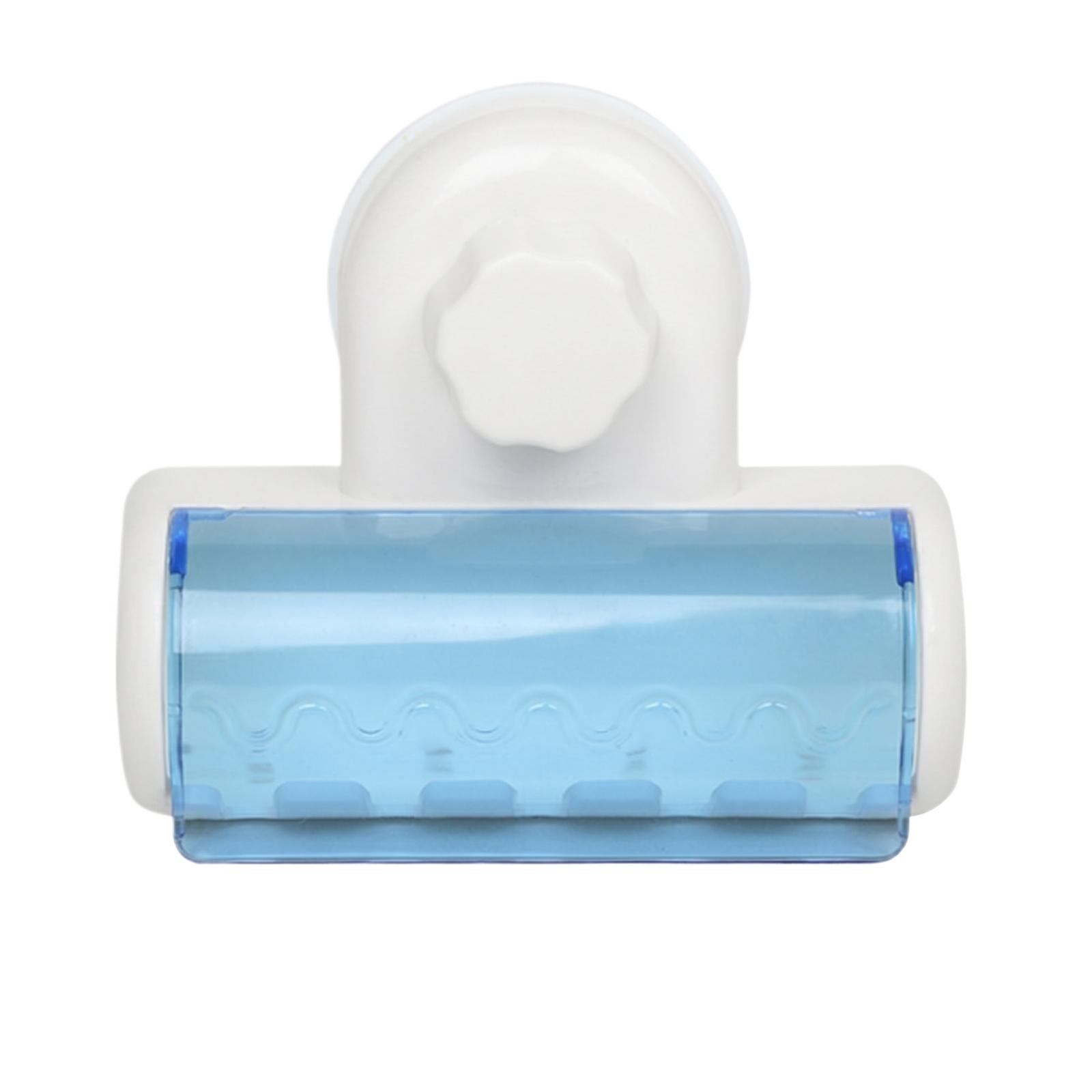 

Bathroom Suction Cup Toothbrush Holder Wall Mounted Toothbrush Organizer Rack with Cover for Easy Storage and Hygiene One Size белый