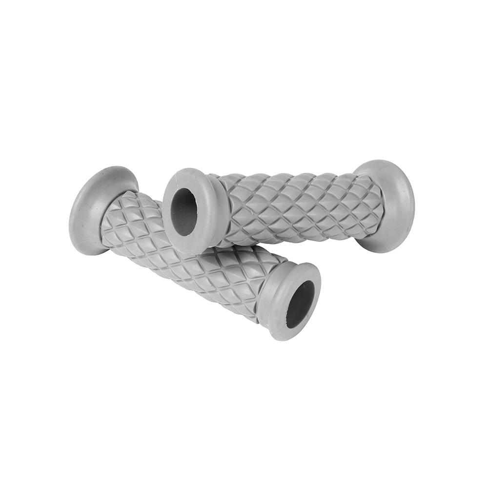 Universal 7/8" 22mm Retro Motorcycle Hand Grips Non-slip Rubber Handlebar Grips