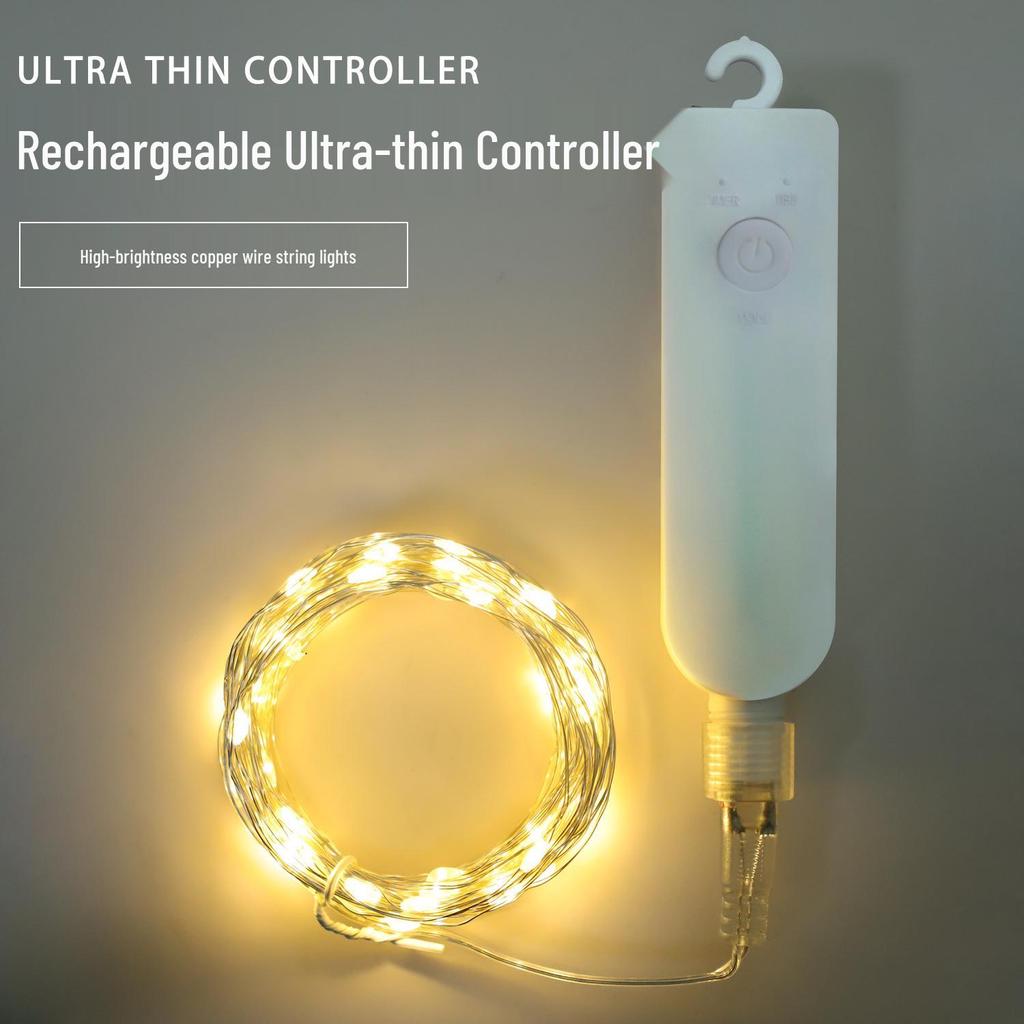 Ultra cienkie wodoodporne miedziane lampki LED typu Cotton Ball na zewnątrz i na imprezy.