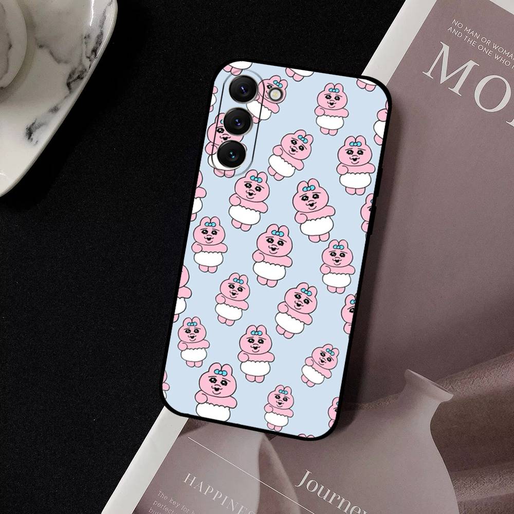 Custodia Kawaii O-OpanchuS UsagiS per Samsung Galaxy S21 S22 S23 S24ULTRA S25ULTRA FE Ultra Plus5G A52S Cover Morbida