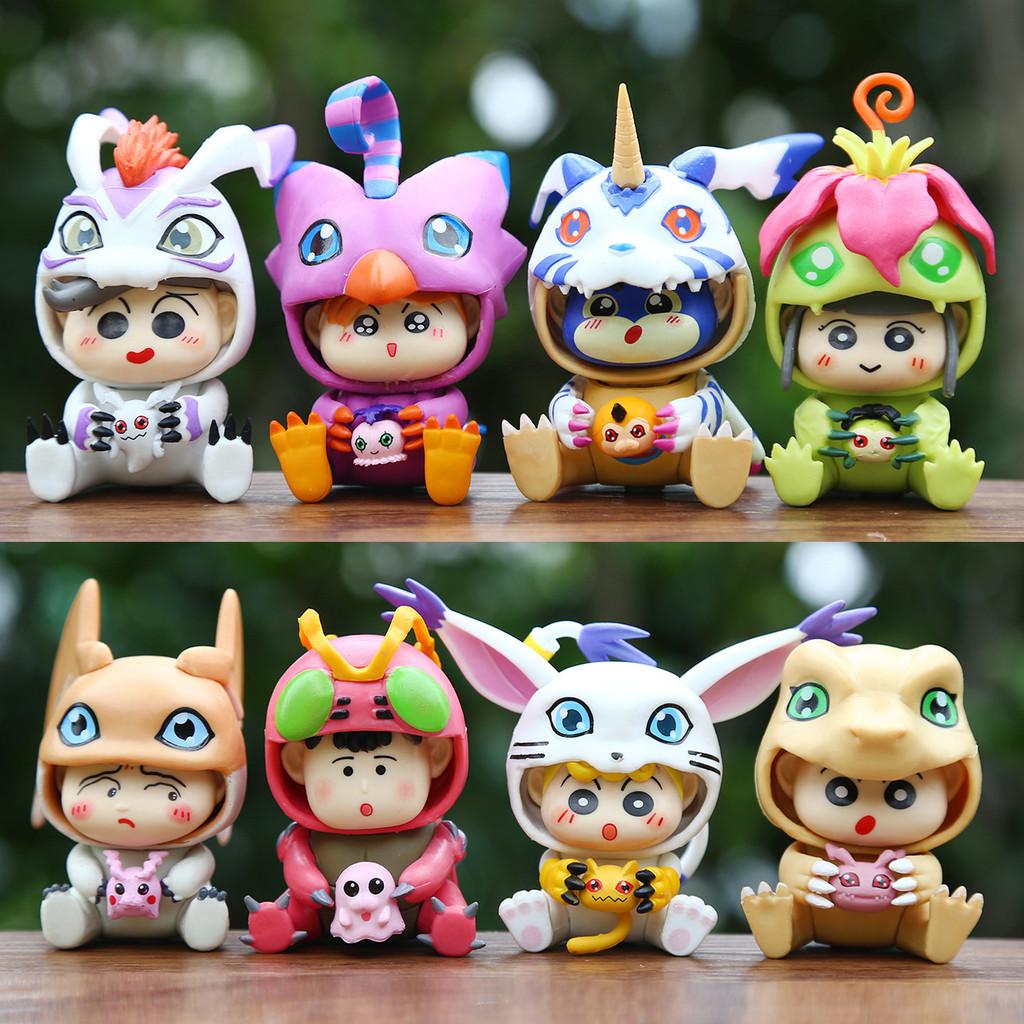 Digimon Crayon Shin Chan Pvc Collectible Figure With Interactive Features For Kids And Collectors