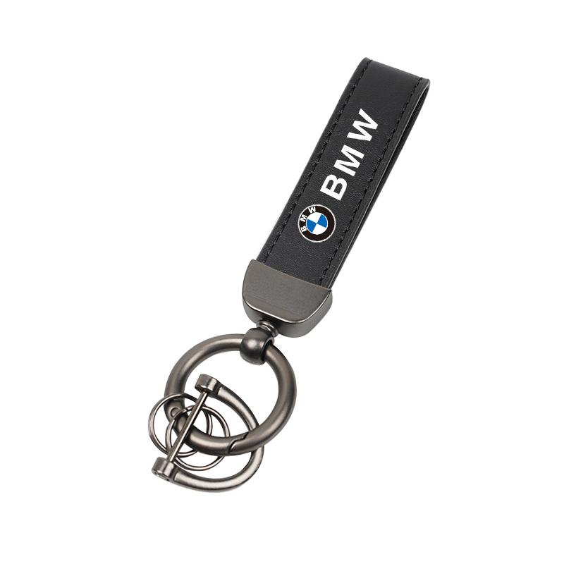 Car Emblem Leather Keychain Key Pendant For BMW F11 F10 E90 F40 E46 E60 E70 E39 E36 E87 X7 E92 E91 E28 X3 X5 Car Key Accessories rldf93