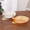 Peacock Snack Plate Metal Fruit Plate Snack Plates Fruit Bowl Storage Tray Decorative Plates Candy Bowl Dried Fruits Box Dish