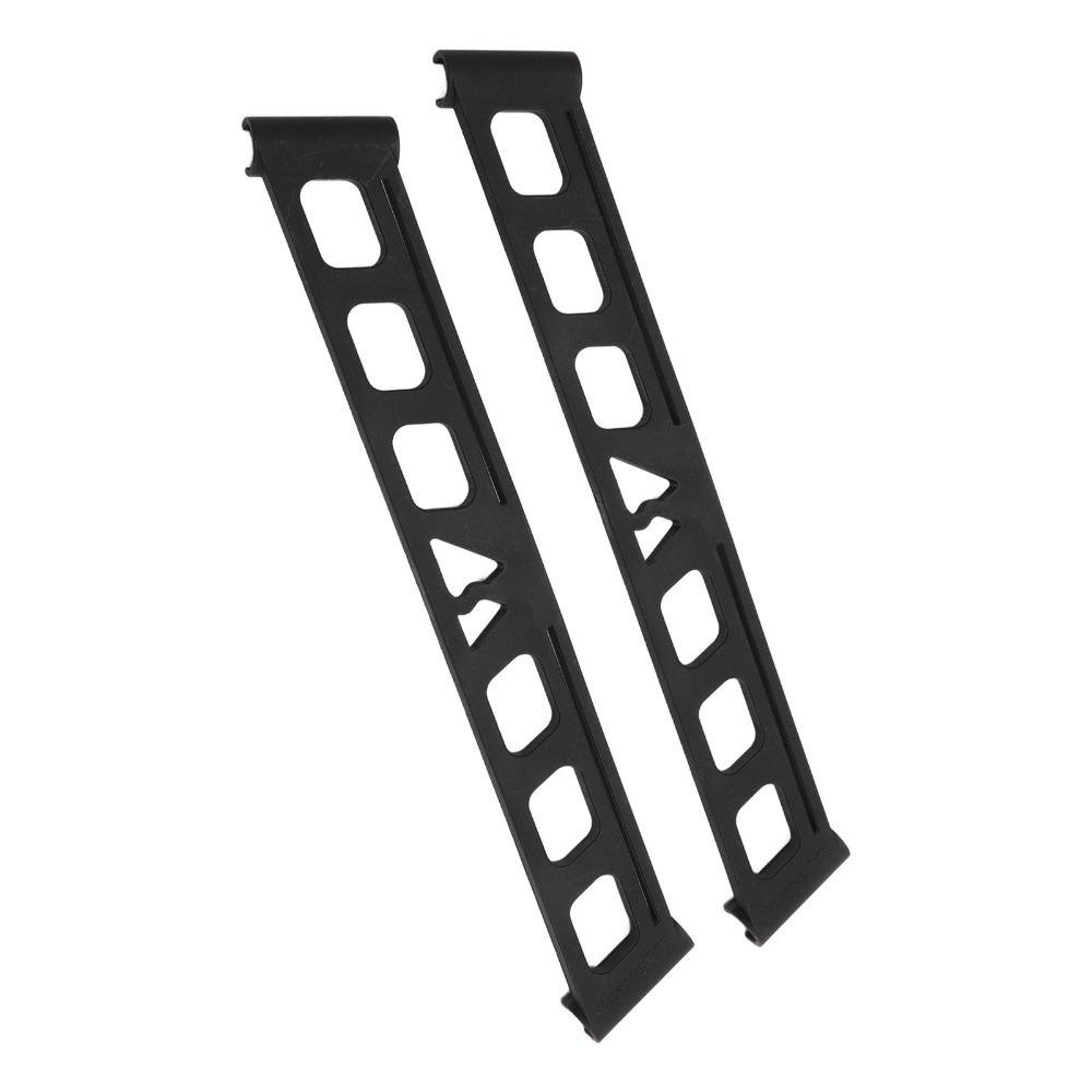 2PCS Black Camping Shelf Clips Lightweight Outdoor Storage Clips Triangle Rack Brackets Hiking