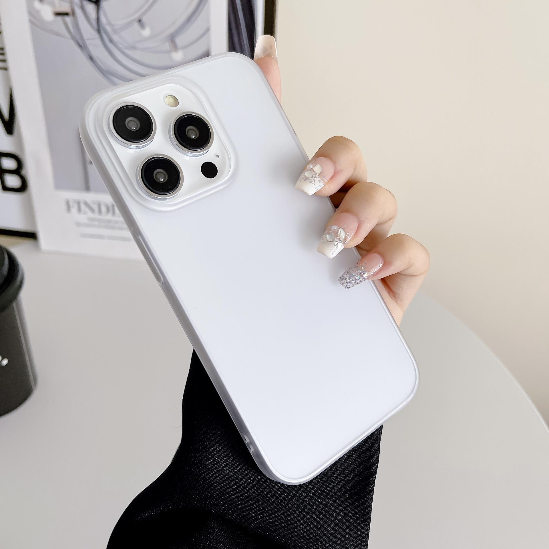 

For Apple 16/17 Magnetic Phone Case Skin Feeling Ice Mist for IPhone 15 Promax Matte 14 Protective Cover For Apple 17 AIR