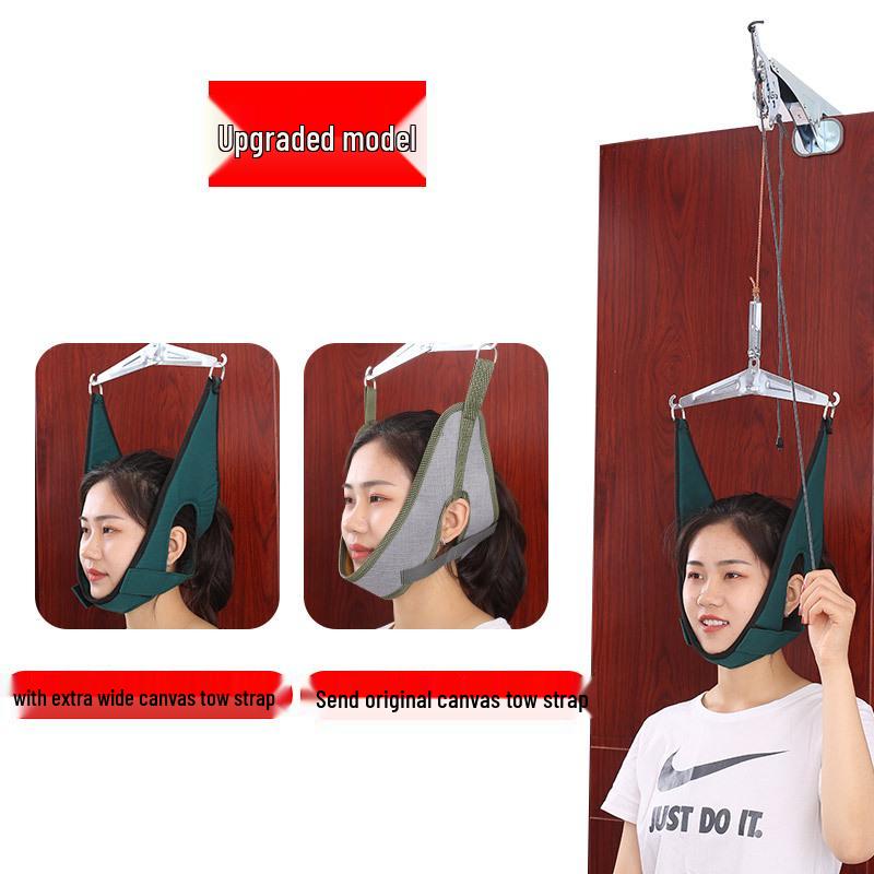 Yonghui Neck Traction Device: Home Use Cervical Spine Correction Belt for Neck Pain Relief and Stretching.