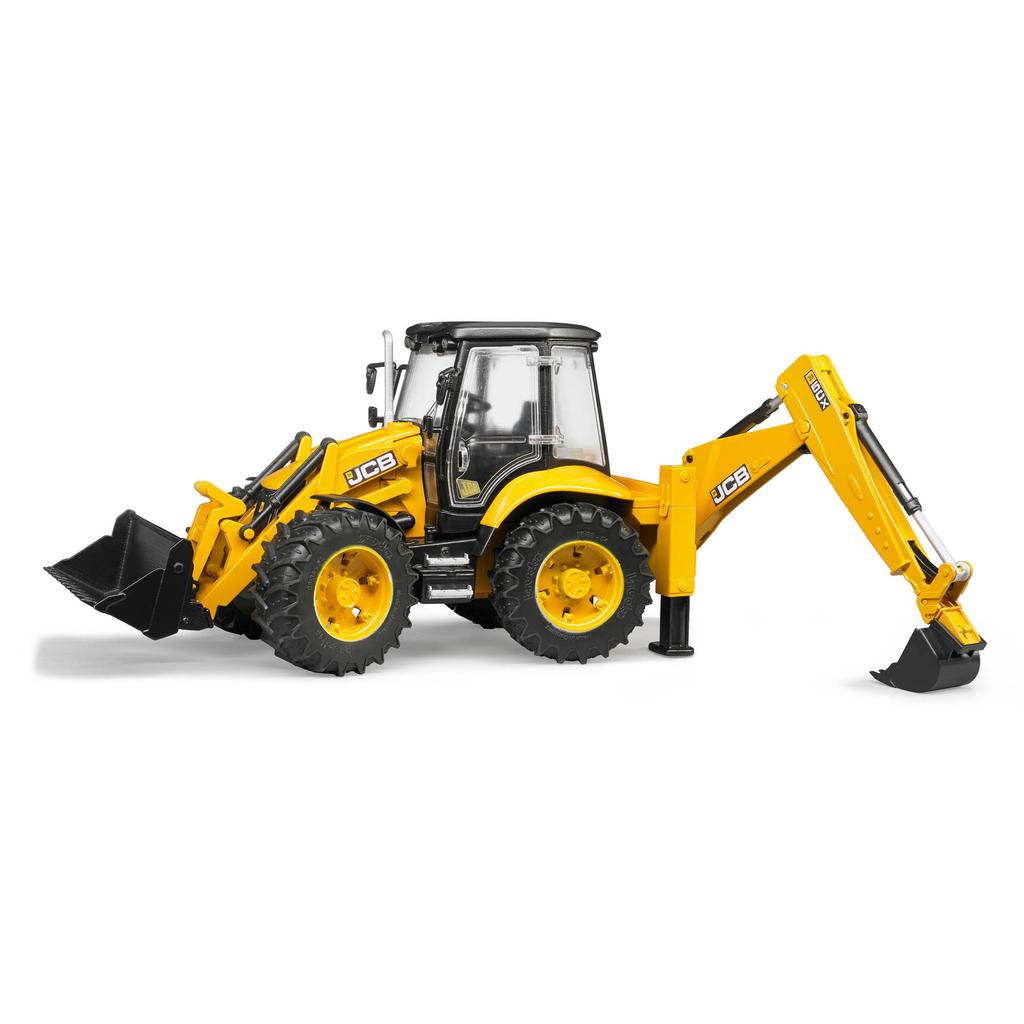 JCB 5CX eco backhoe loader Movable front axle BRUDER 02454 Profi series