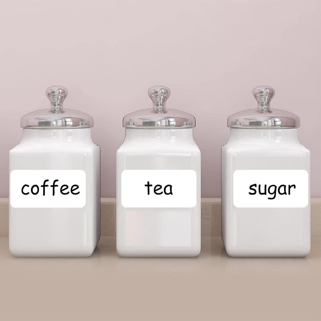 Reble Dry Erase Labels for Organizing, Storage Bin, Craft, Jars, Pantry Labels, Sticky Notes for Office School Home Gift Chioce, Removable (2x4