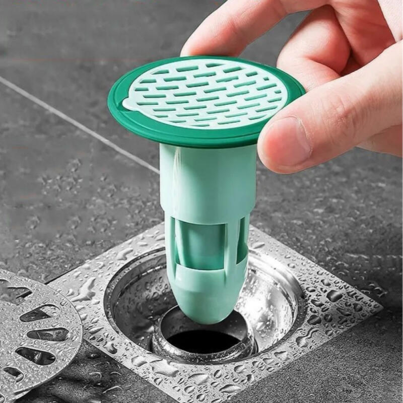 Sewer trap drain odor blocker