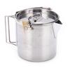 Camping Kettle Stainless Steel HeatResistant Anticorrosion Durable Sturdy Portable Hiking Pot