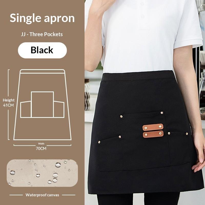 1Pcs Apron Canvas Multi Pocket Neck Proof Kitchen Cooking Baking Barber Gardening Work Apron