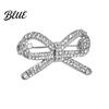 Shawl Safety Pin Brooch Women Bowknot Shape Anti-Rust Finish Clip