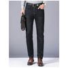 Men Fashion Straight Jeans Stretch Slim Fit Pants Comfortable Soft Business Denim Trousers Clothing
