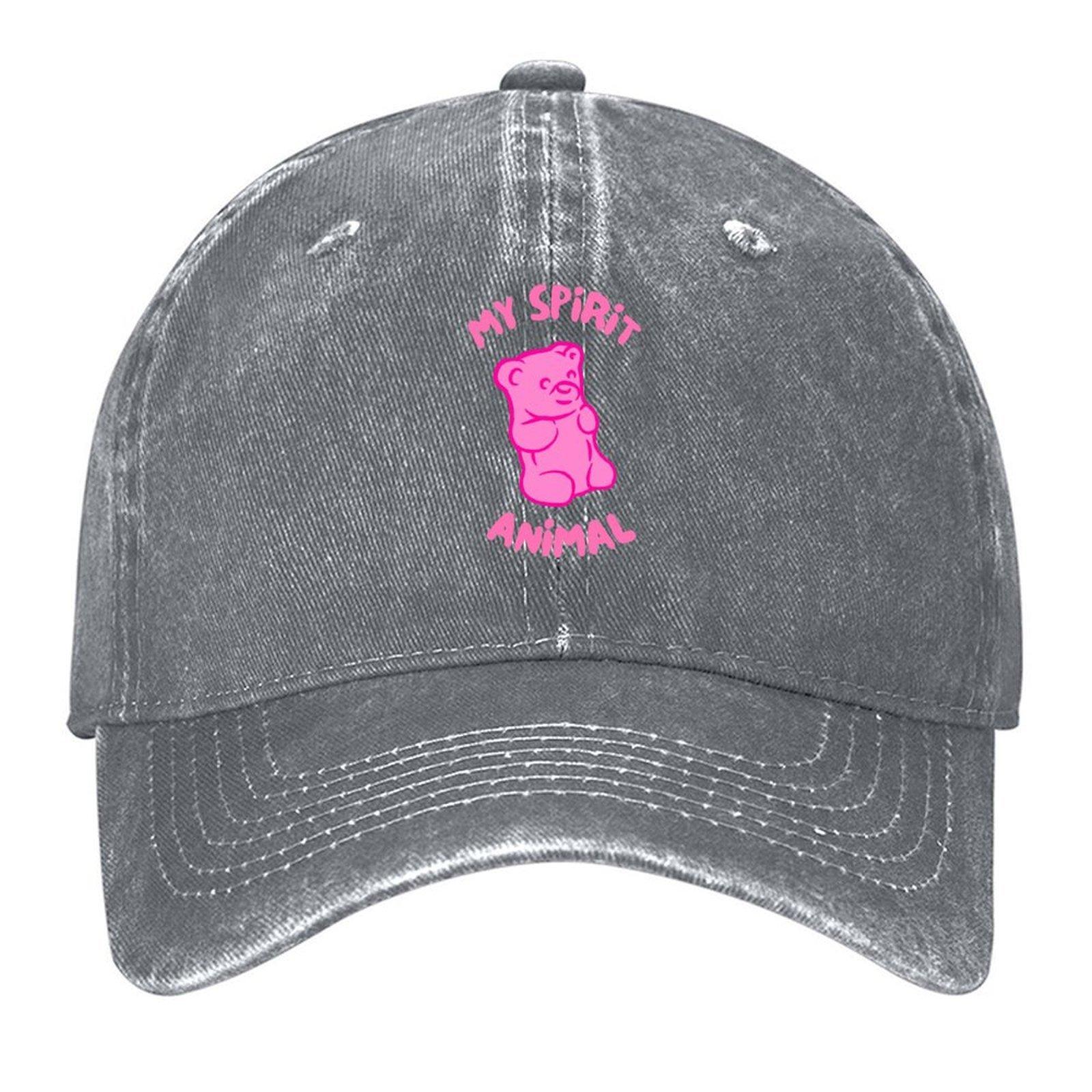 

Pink Gummy Bear My Spirit Animal Funny Cute Baseball Cap Golf Cap foam party Hat Golf Hat Golf Wear Women Caps Mens